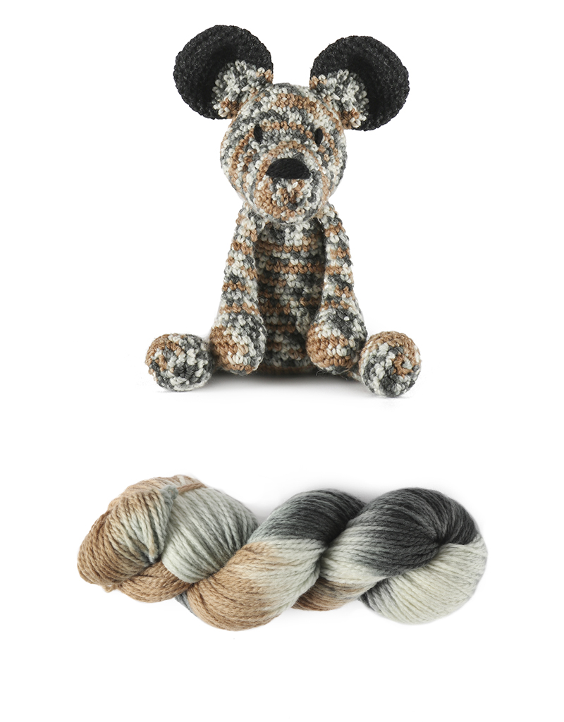 toft ed's animal Savanna the African Painted Dog amigurumi crochet